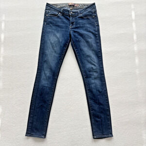Paige Skyline Skinny Jeans Womens‎ 28 Dark Wash Mid Rise Premium Denim Pants